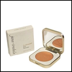 Jane Iredale PurePressed Blush Cherry Blossom Shimmering Apricot Full Size New